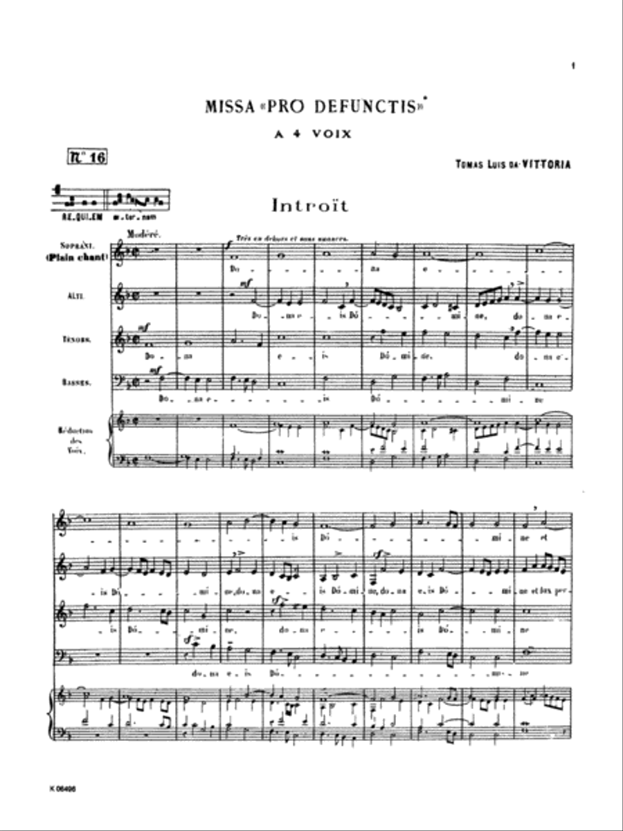 Missa Pro Defunctis Missa Pro Defunctis 4-Part scores gallery preview page 4