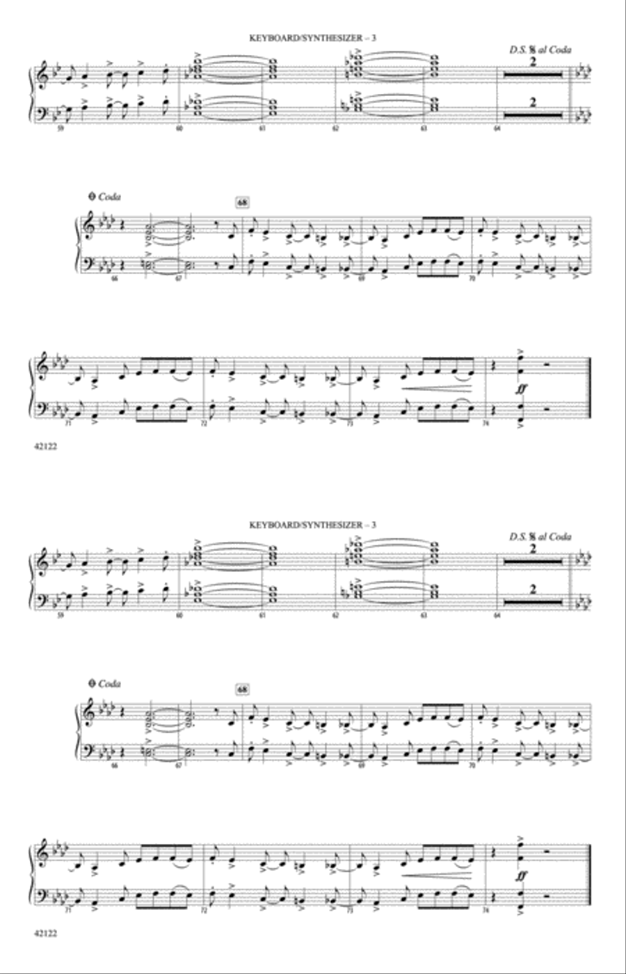 Give It One: 2nd Keyboard Marching Band scores gallery preview page 1