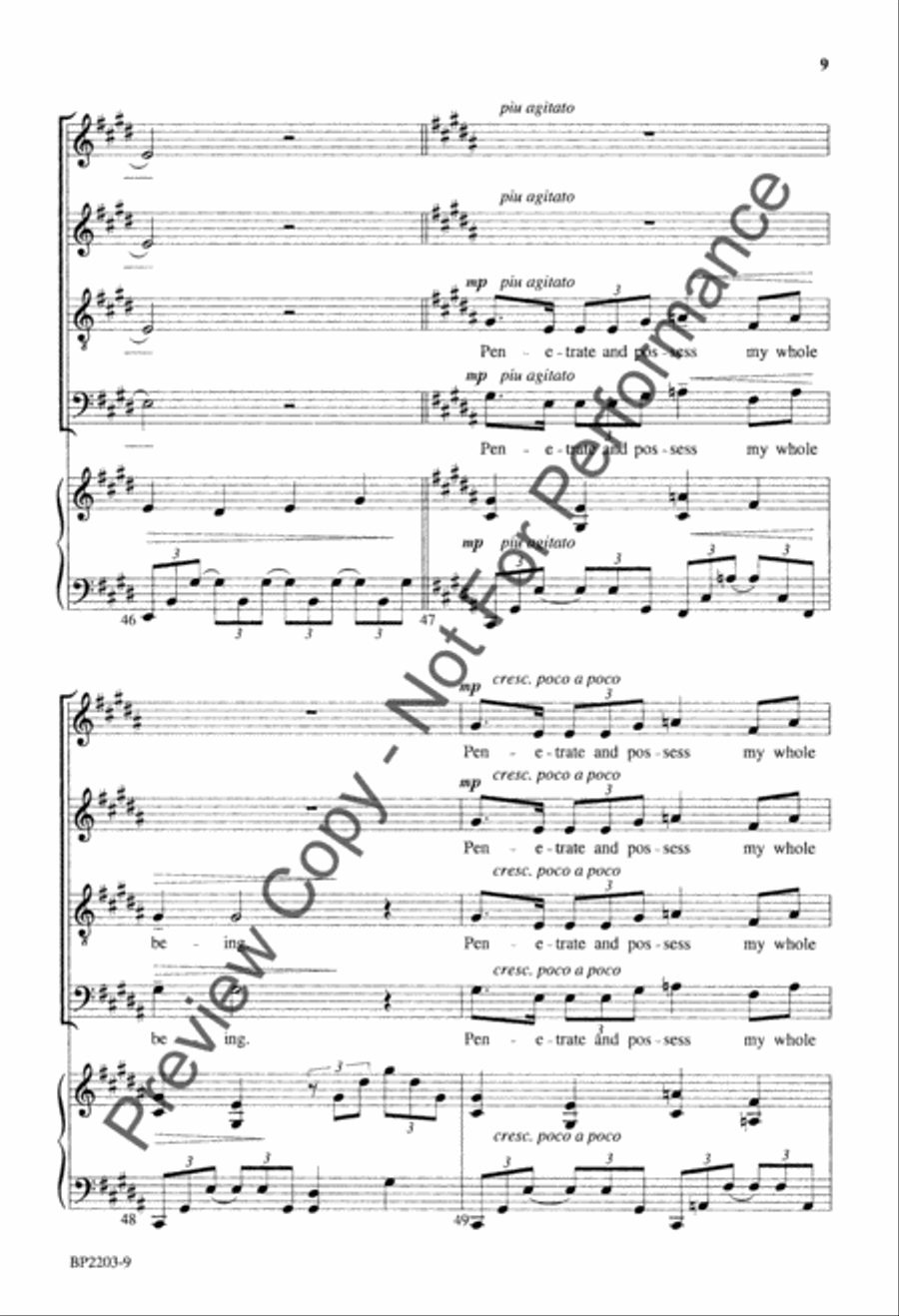 Prayer of Mother Teresa Prayer of Mother Teresa 4-Part scores gallery preview page 10