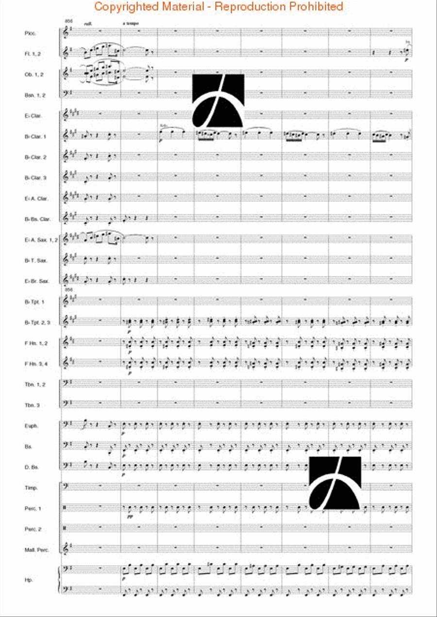 Carmen Suite Carmen Suite Concert Band scores gallery preview page 96