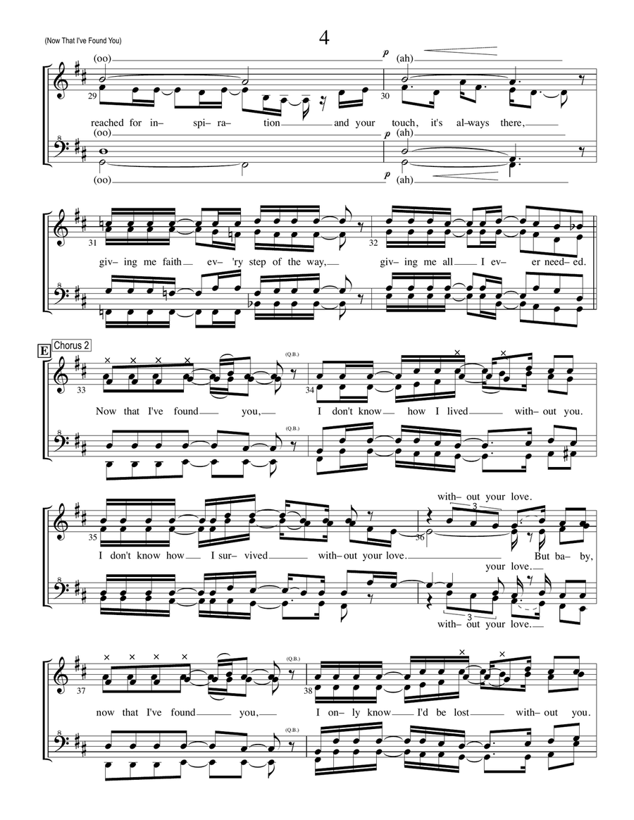 Now That I Found You SSAA scores gallery preview page 4