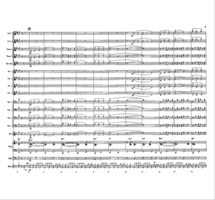 Night Flight to Rio Night Flight to Rio Jazz Ensemble scores gallery preview page 10