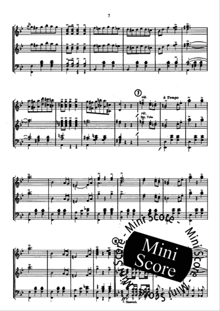 Die Fledermaus Die Fledermaus Concert Band scores gallery preview page 65