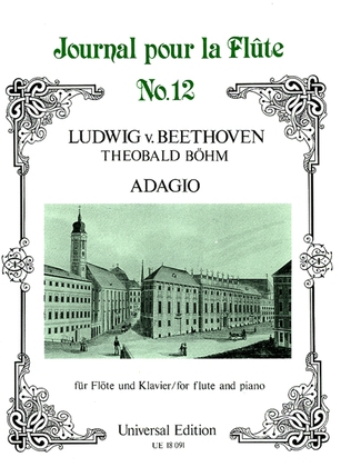 Book cover for Adagio For Flute And Piano