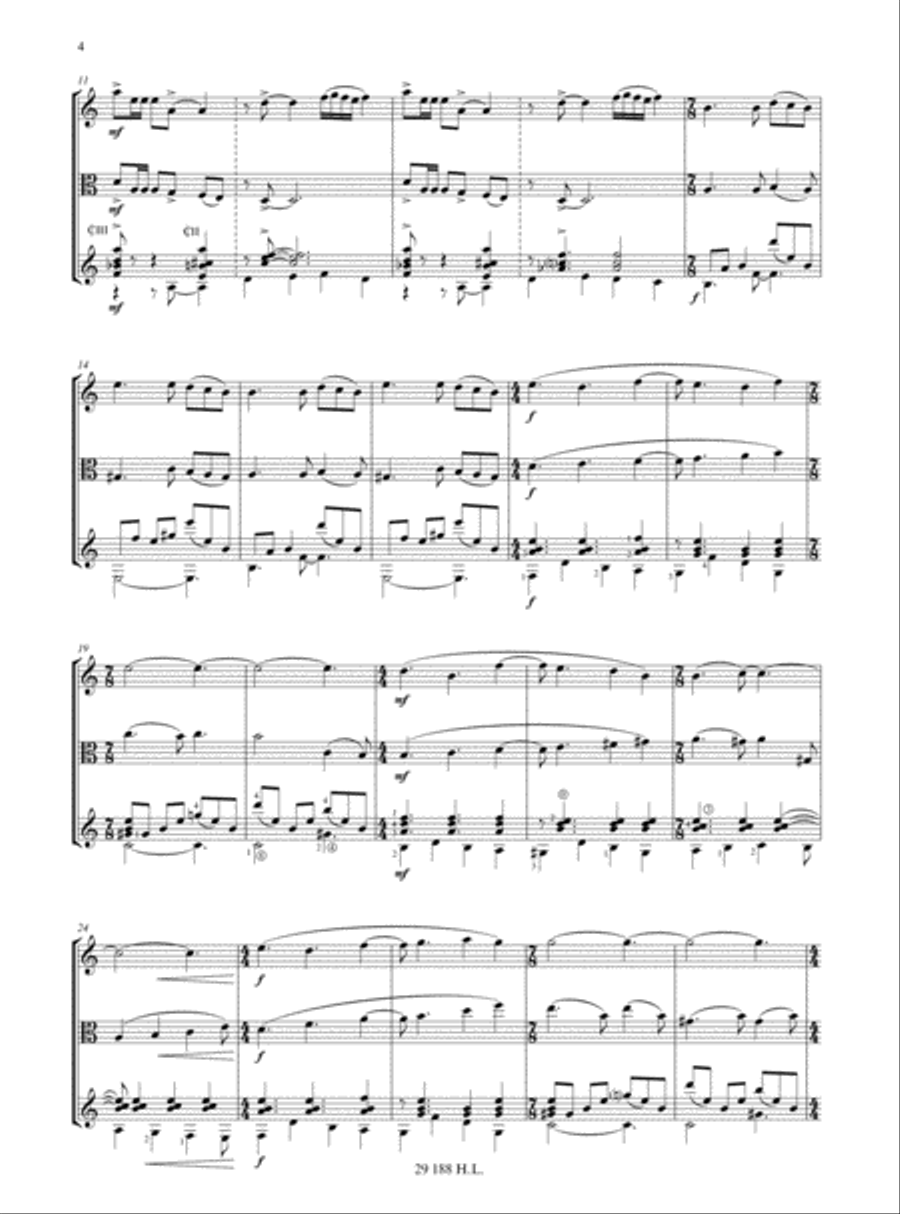 Buenos Aires color pastel Flute scores gallery preview page 3