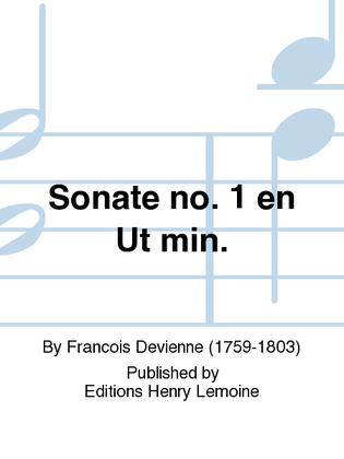 Sonate No. 1 en Ut min.
