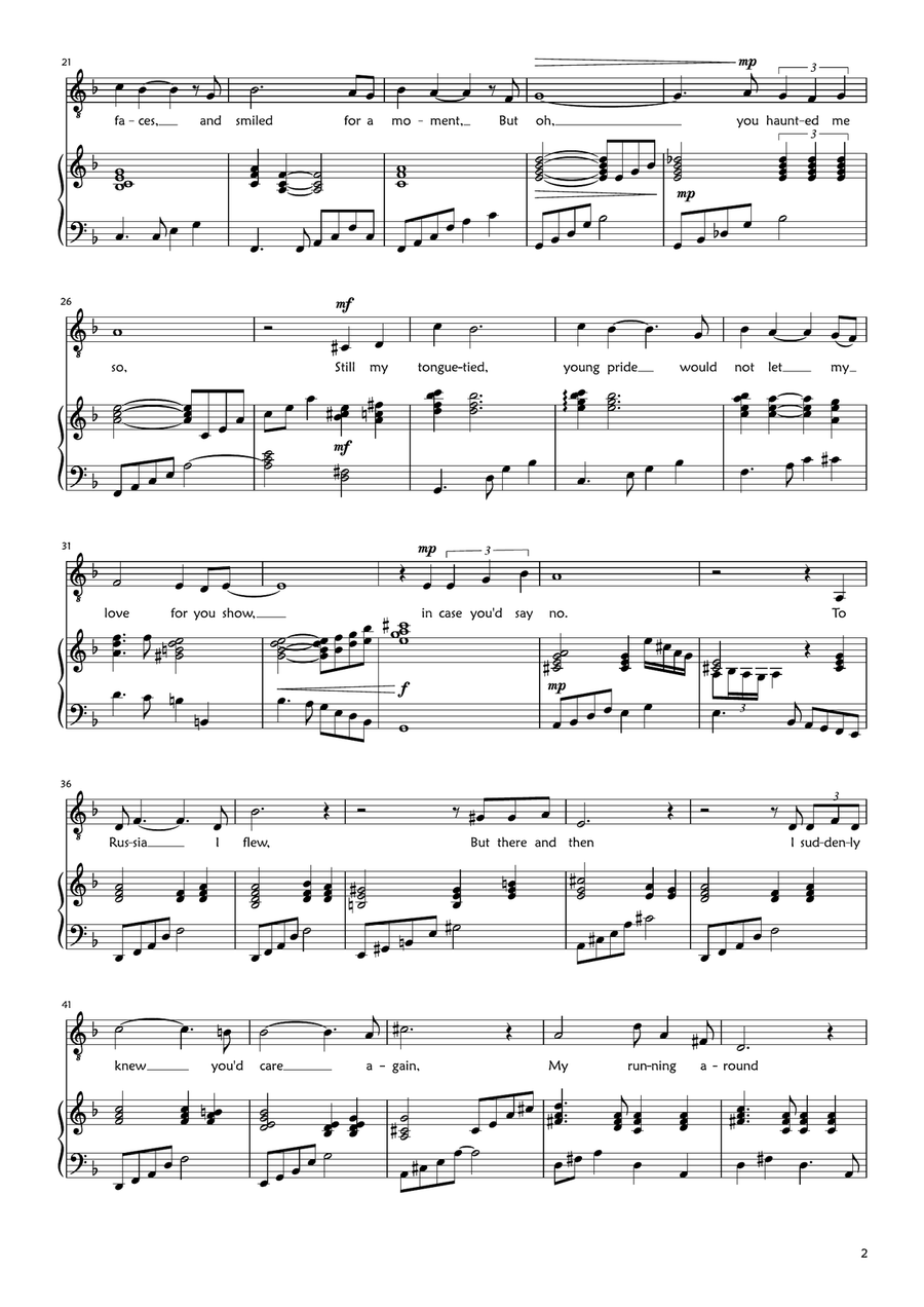 From Russia With Love From Russia With Love Voice scores gallery preview page 2