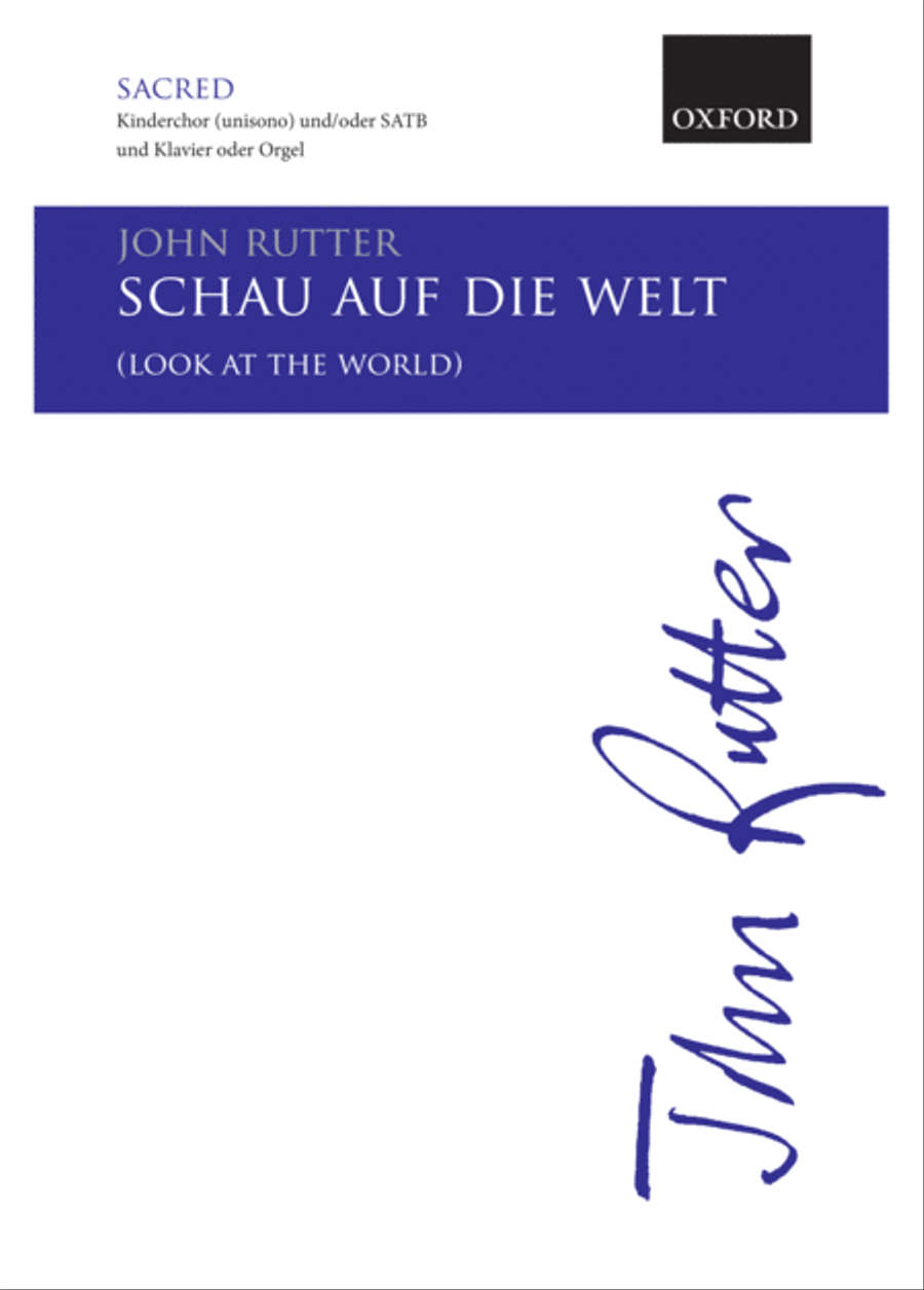 Schau auf die Welt (Look at the world) 4-Part scores gallery preview page 1