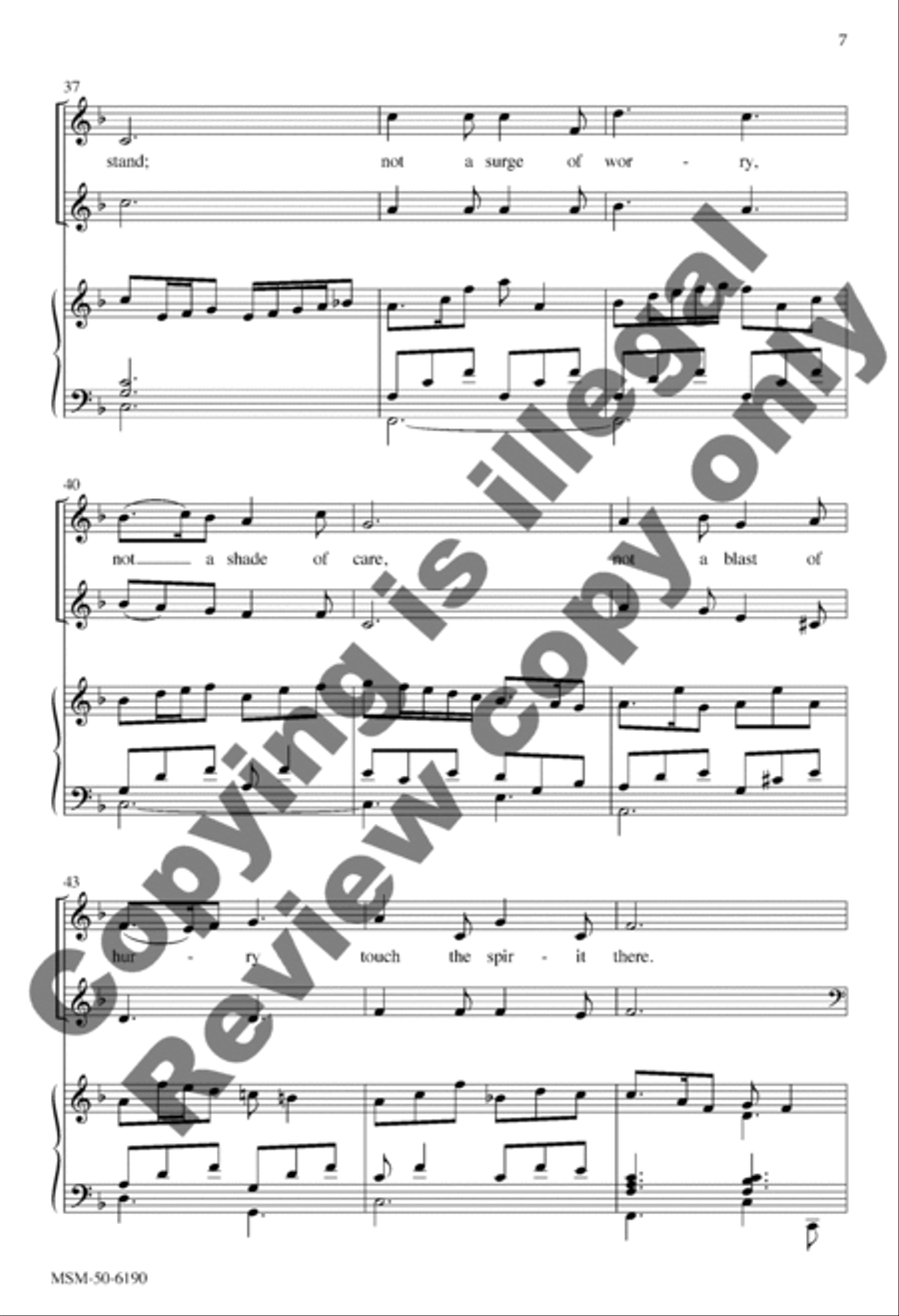 Like a River Glorious Like a River Glorious 4-Part scores gallery preview page 6