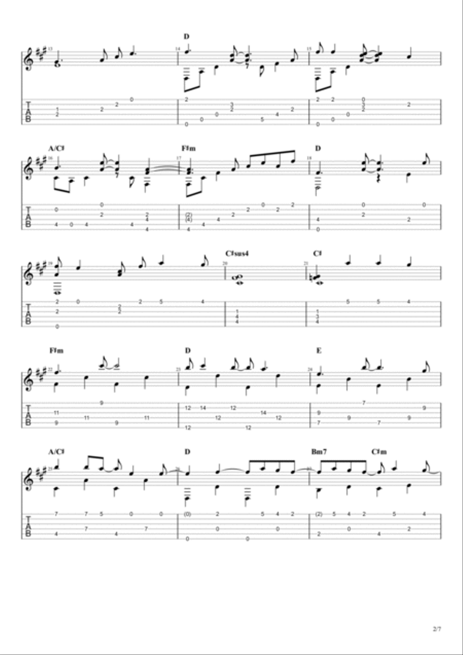 Speechless Speechless Electric Guitar scores gallery preview page 2