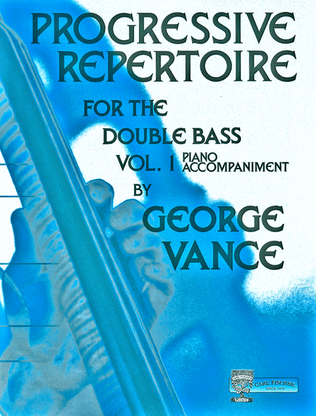 Book cover for Progressive Repertoire for the Double Bass - Vol. 1 (Piano Accompaniment)