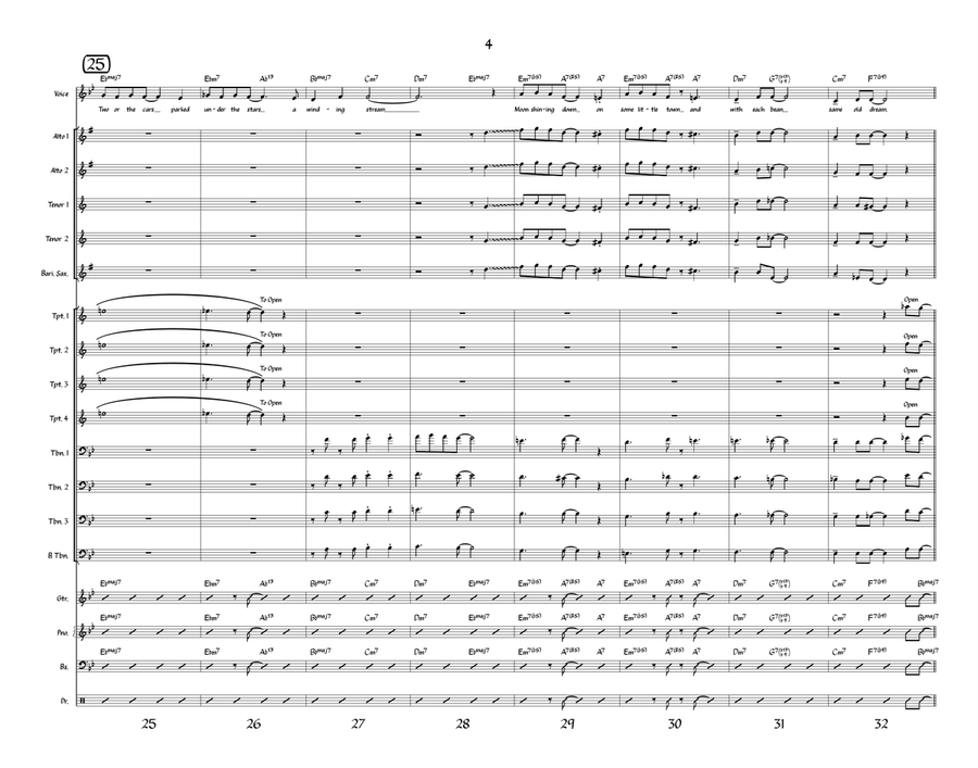 I Thought About You Jazz Ensemble scores gallery preview page 4