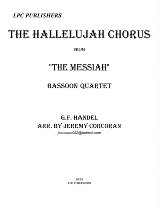 The Hallelujah Chorus for Bassoon Quartet