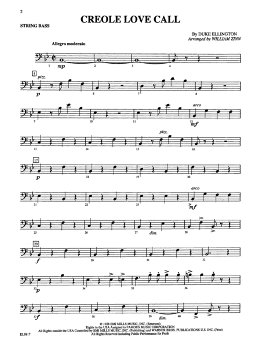 Duke Ellington for Strings String Orchestra scores gallery preview page 3