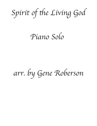 Book cover for Spirit of the Living God Piano Solo