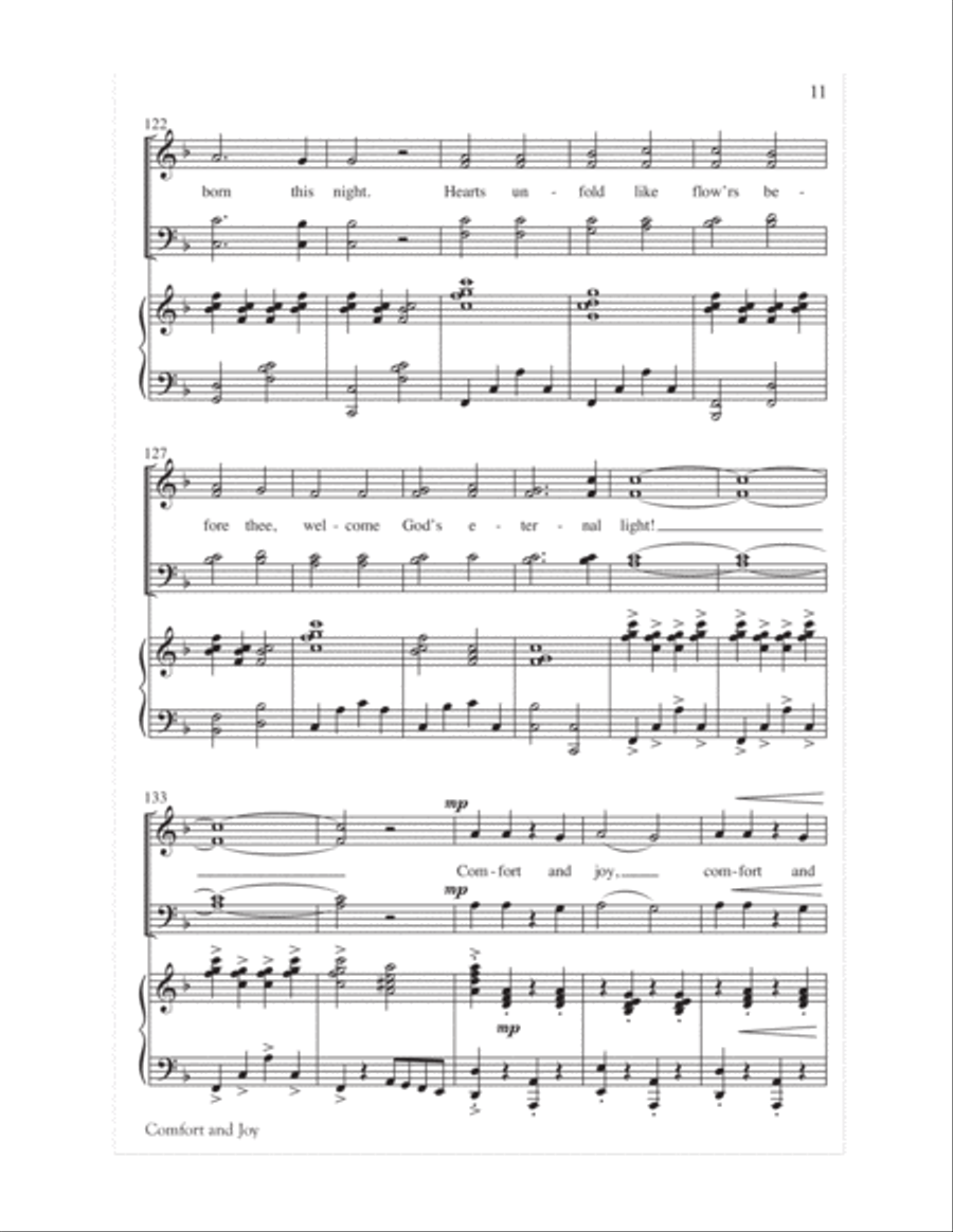 Comfort and Joy 4-Part scores gallery preview page 12