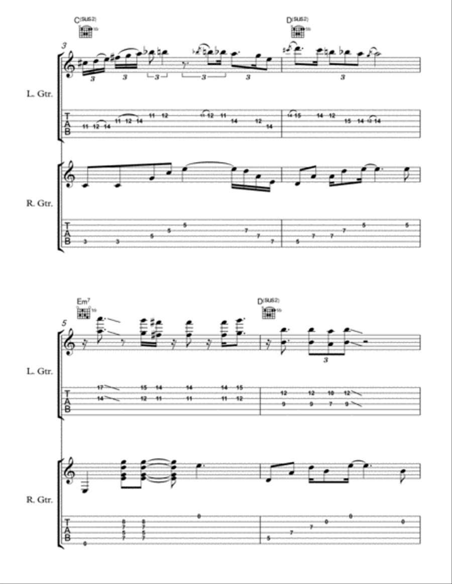Promised Land Electric Guitar scores gallery preview page 2