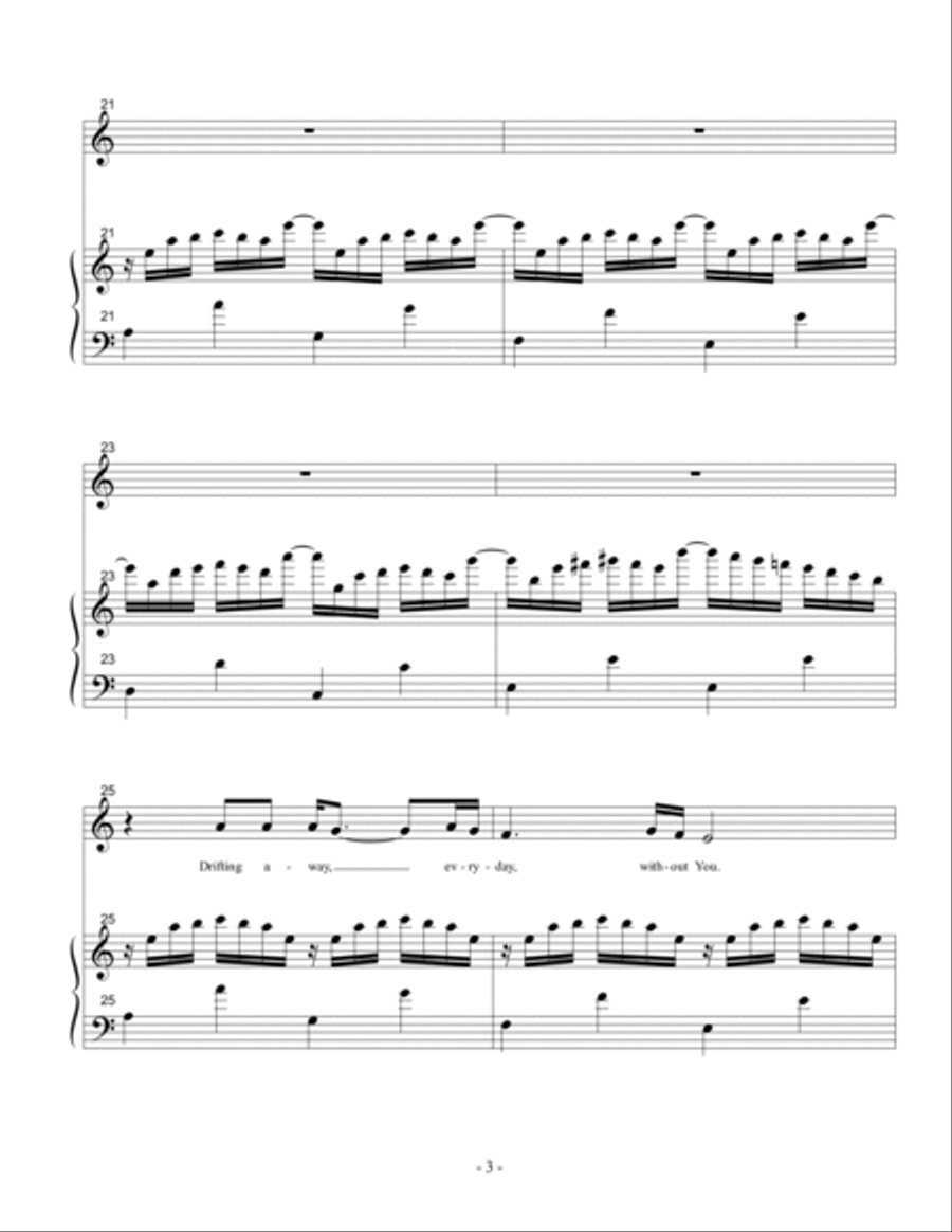 I Hear Your Voice Voice scores gallery preview page 3