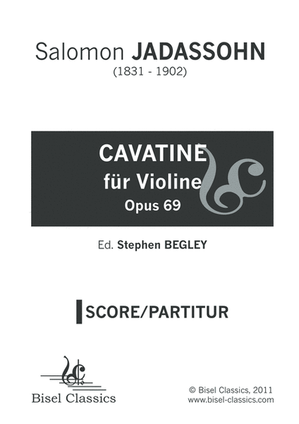 Cavatine fur Violine, Opus 69
