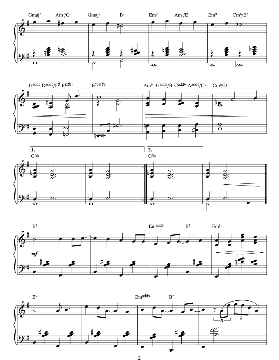 All I Want For Christmas Is You Piano Solo scores gallery preview page 2