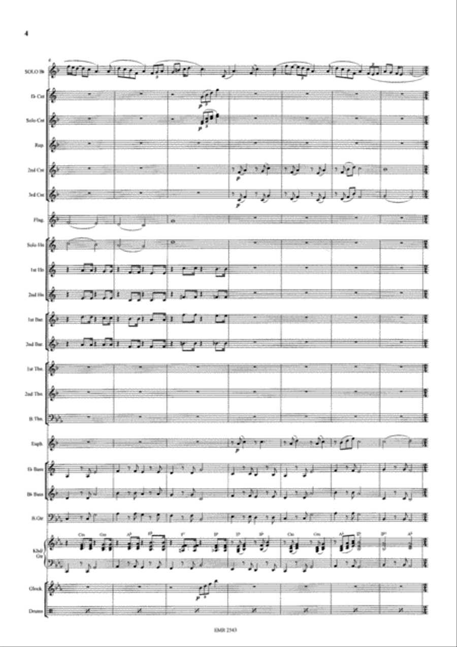 La maladie d'amour La maladie d'amour Brass Band scores gallery preview page 5