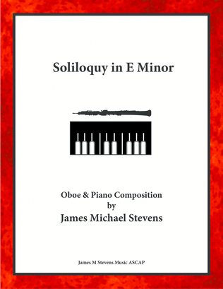 Book cover for Soliloquy in E Minor - Oboe & Piano
