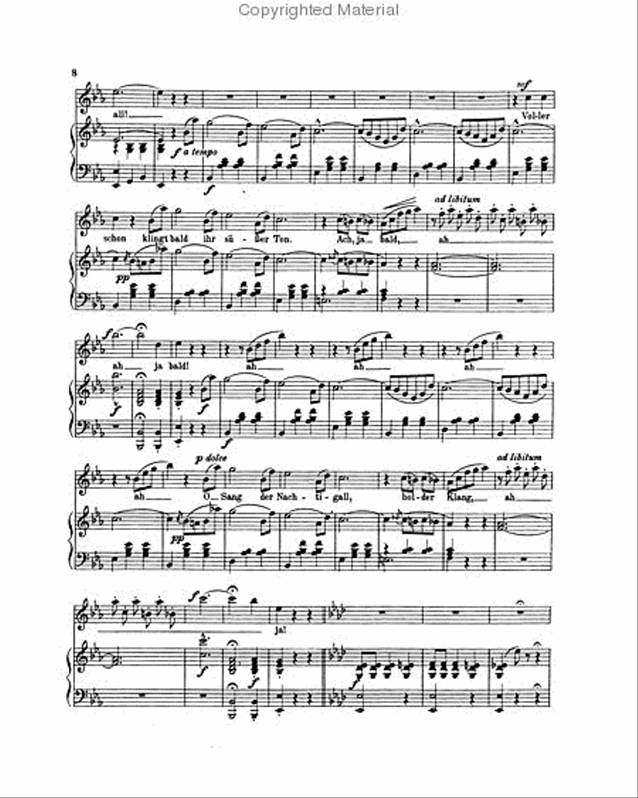 Frühlingsstimmen Waltz, Op. 410 High Voice scores gallery preview page 3