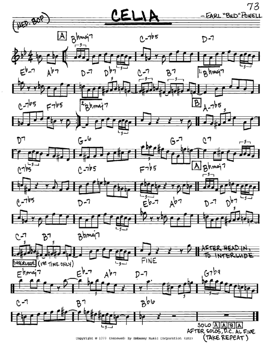 Celia C Instrument scores gallery preview page 1