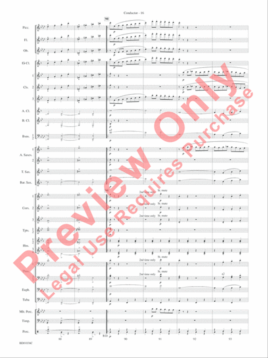 Fiddle-Faddle Concert Band scores gallery preview page 18