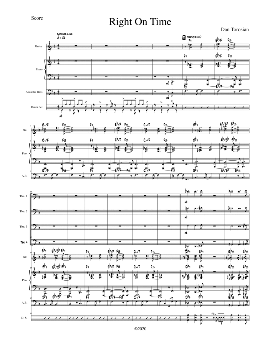 Right On Time Right On Time Jazz Ensemble scores gallery preview page 1