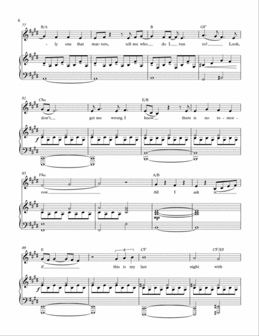 All I Ask Voice scores gallery preview page 6
