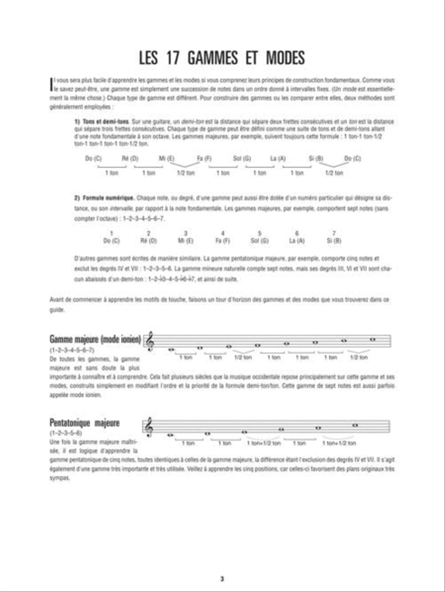 Répertoire D'Gammes Instantané Guitar scores gallery preview page 5
