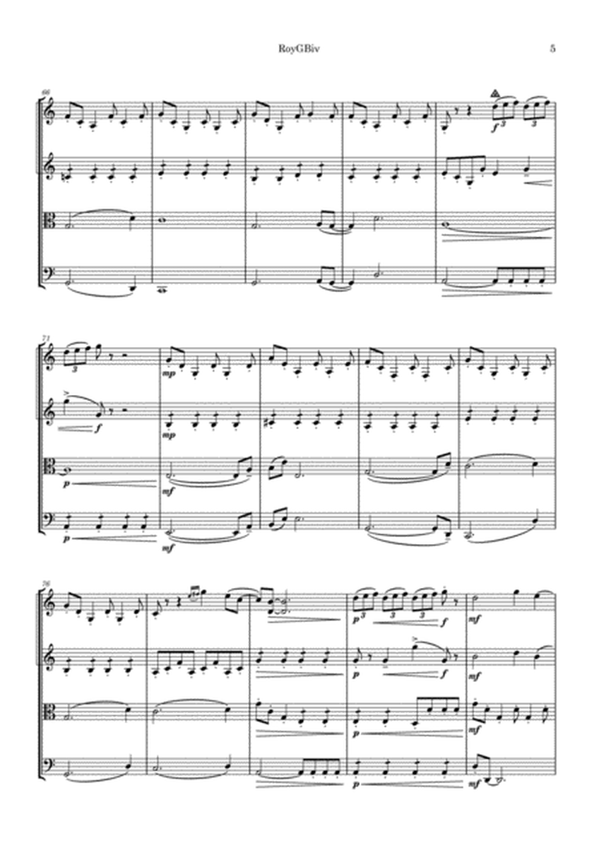 Roygbiv (Boards of Canada) for String Quartet