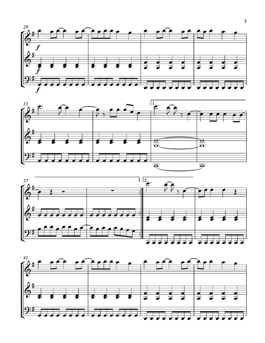 You Belong With Me String Trio scores gallery preview page 4
