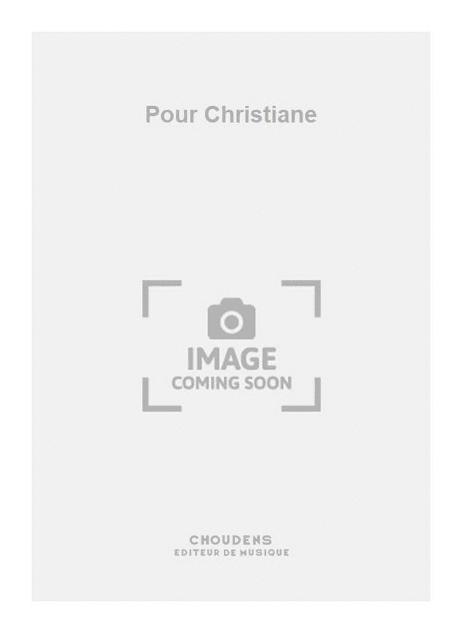 Pour Christiane Guitar scores gallery preview page 1