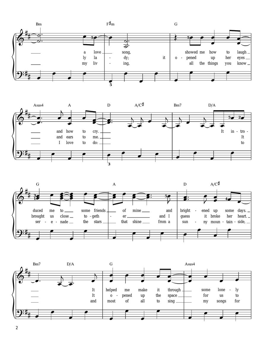 This Old Guitar This Old Guitar Easy Piano scores gallery preview page 2
