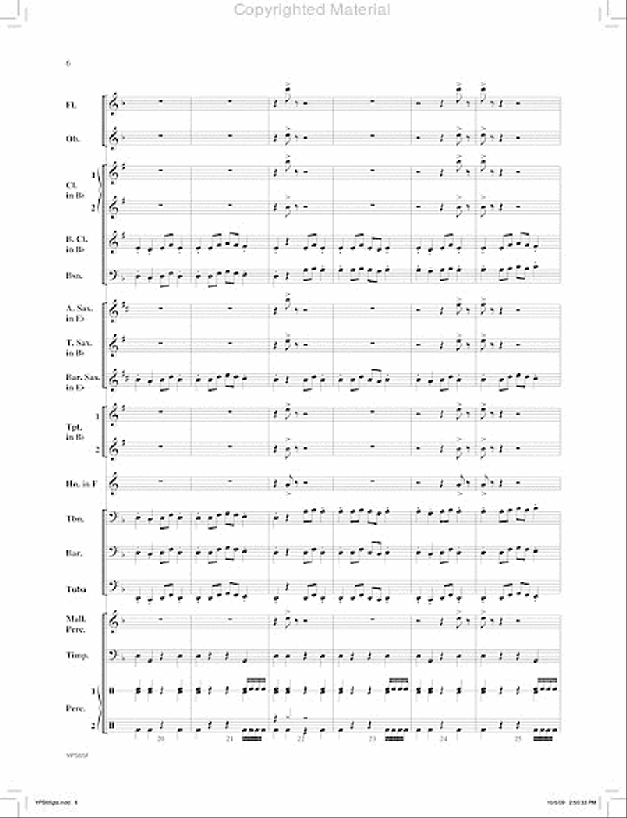 Visigoths Concert Band scores gallery preview page 7