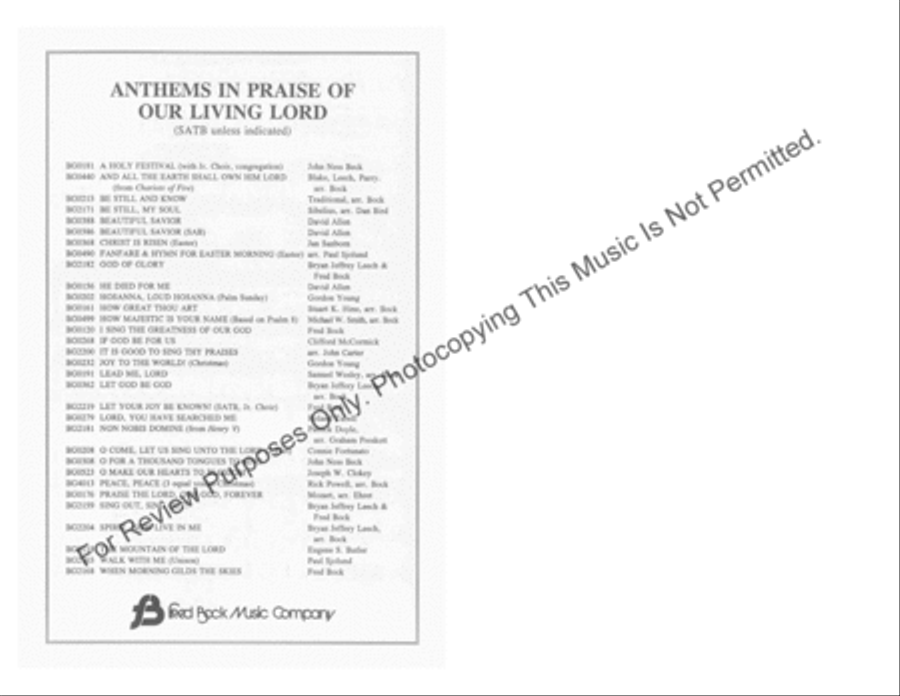 Sing the Praise of the God of Jacob Divisi scores gallery preview page 5