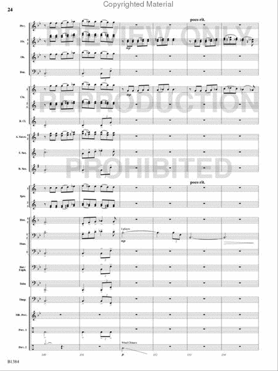 Summer Resounding! Concert Band scores gallery preview page 23