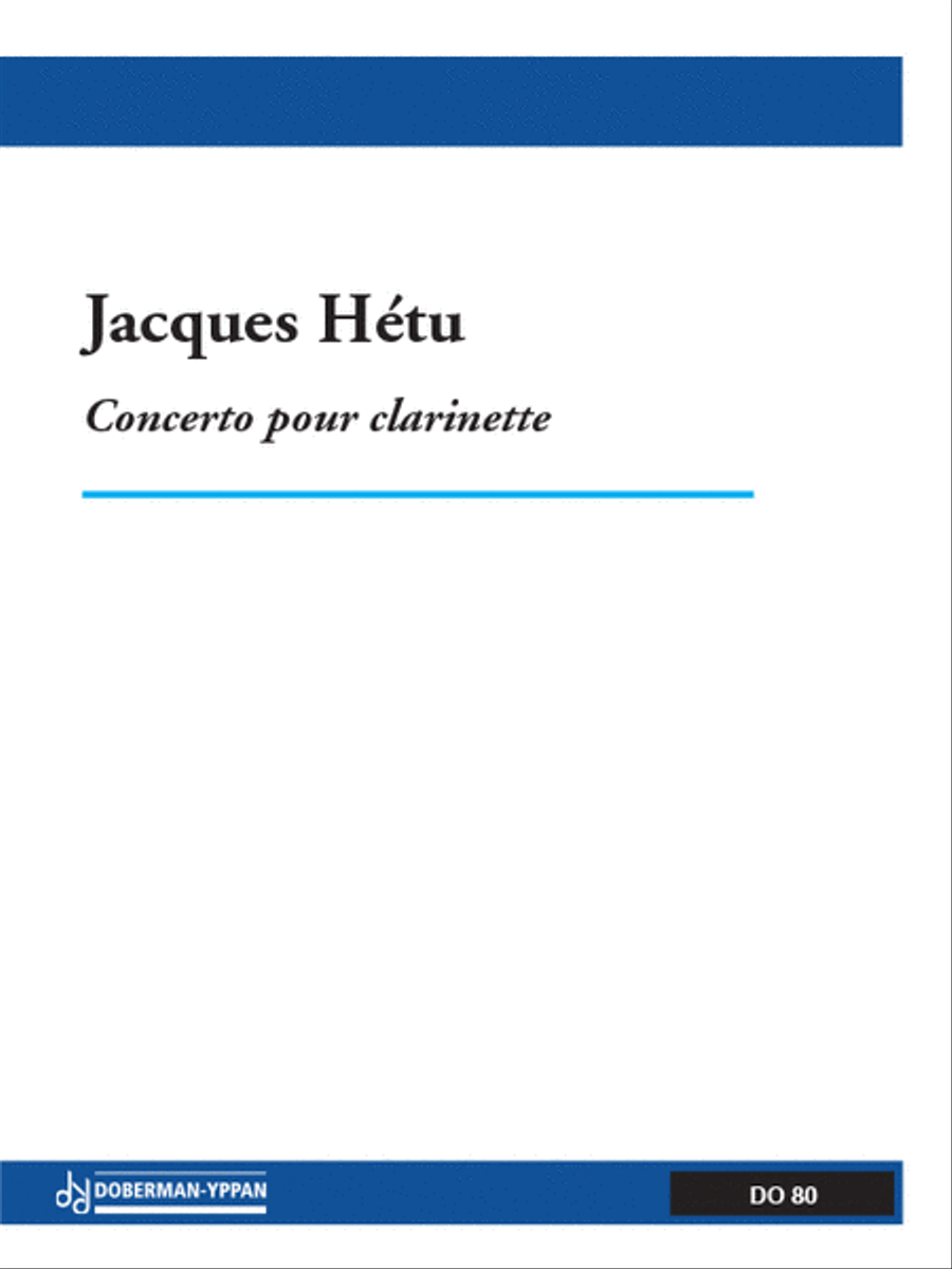 Concerto pour clarinette, opus 37 Clarinet Solo scores gallery preview page 1