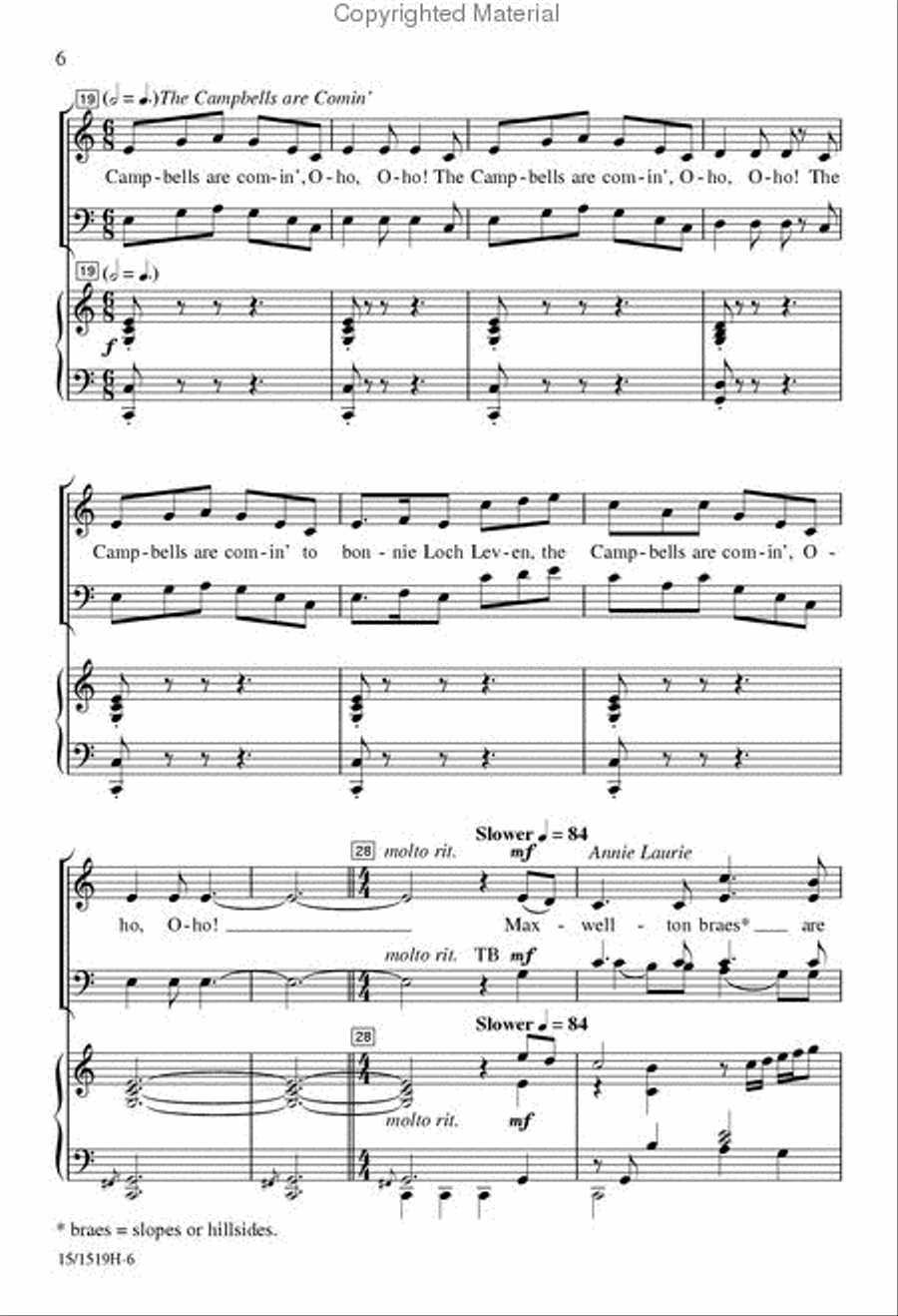 A Scottish Tribute A Scottish Tribute 4-Part scores gallery preview page 5
