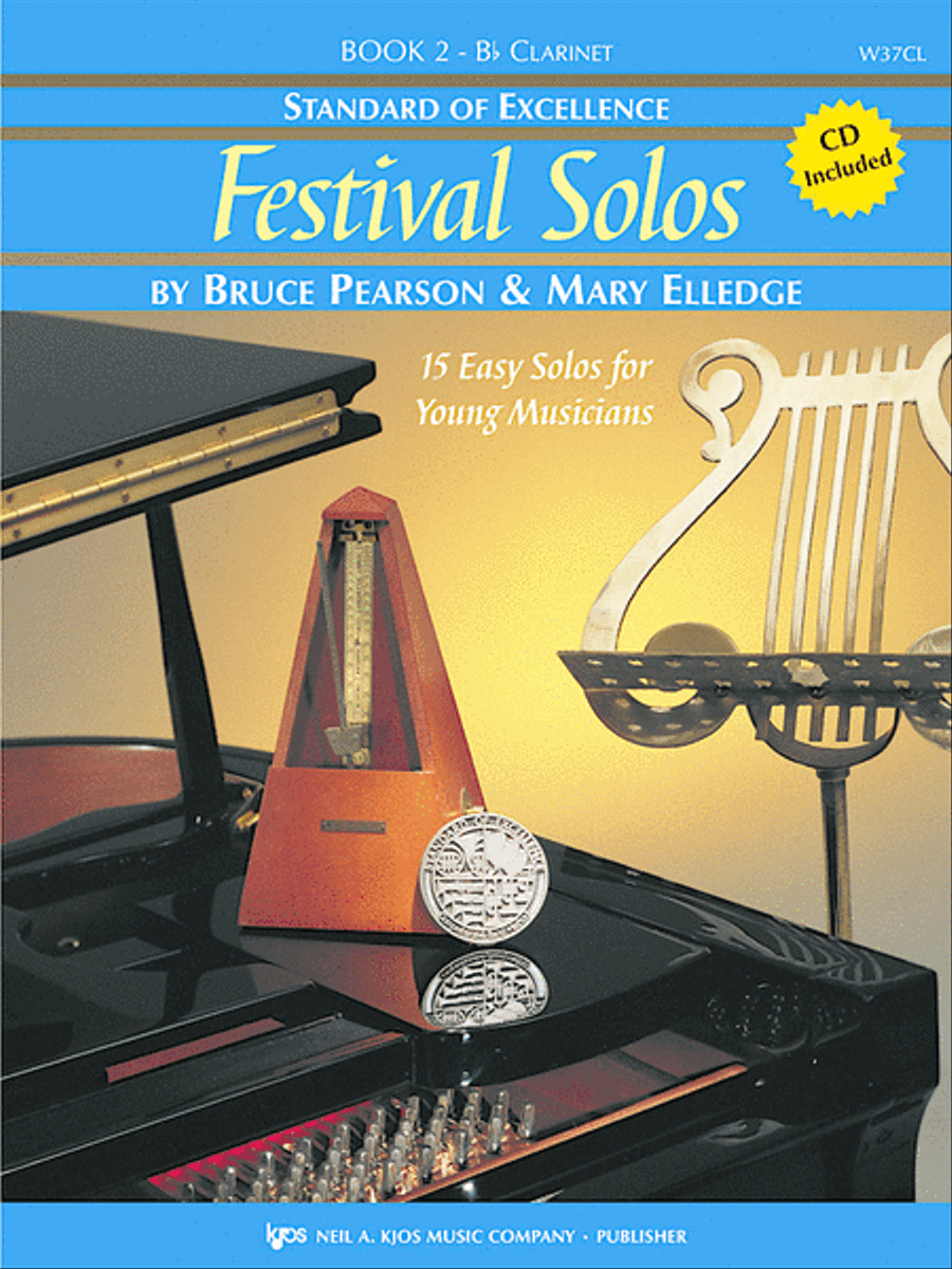 Standard of Excellence: Festival Solos Book 2 - Clarinet Concert Band Methods scores gallery preview page 1