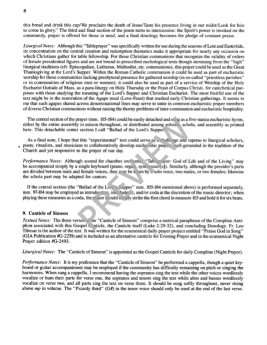 God of Life and of the Living - Music Collection Guitar scores gallery preview page 10