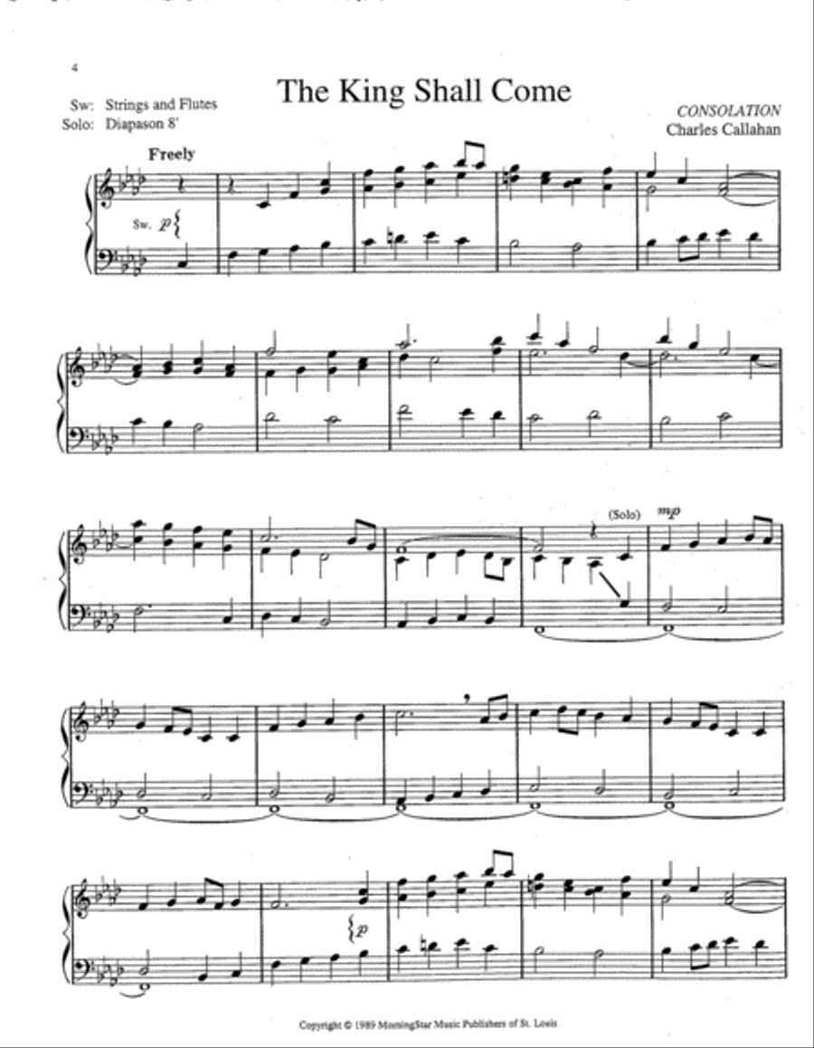 Music for Manuals - Advent, Christmas, Epiphany Organ scores gallery preview page 2