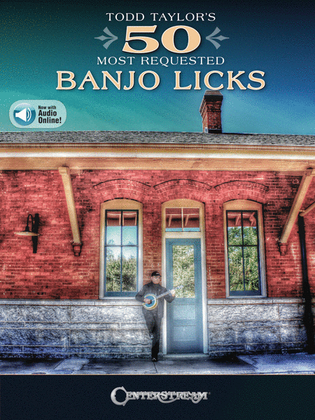 Book cover for Todd Taylor's 50 Most Requested Banjo Licks