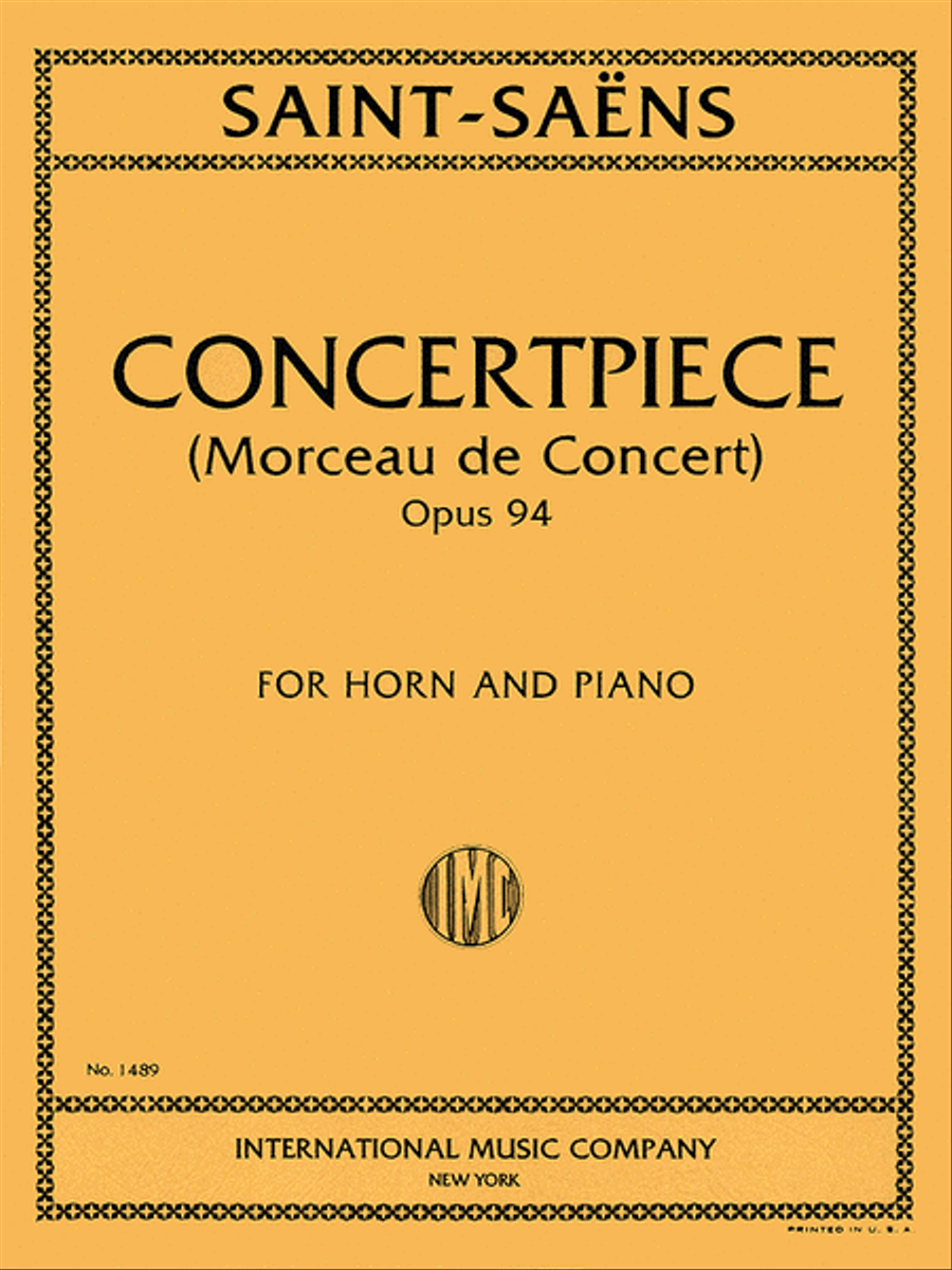 Concertpiece, Opus 94 Horn scores gallery preview page 1