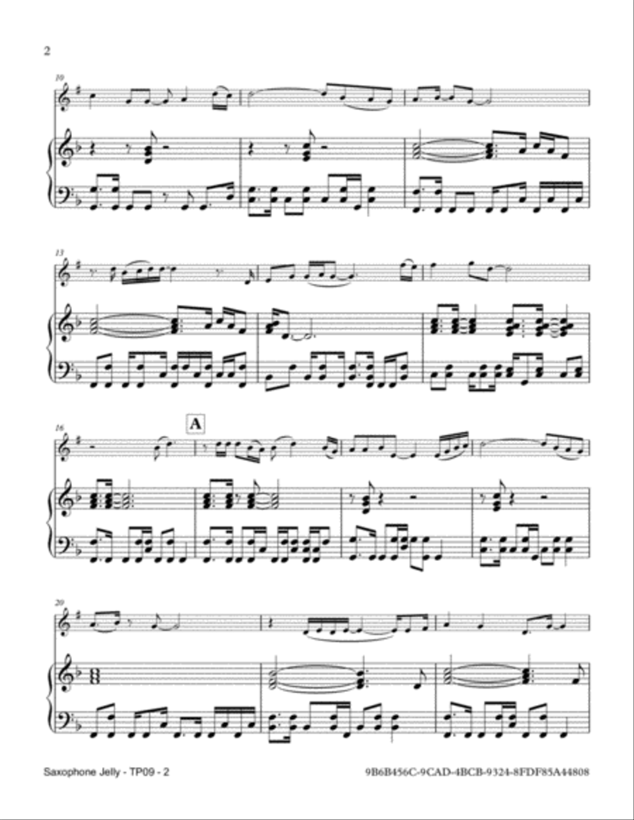 Saxophone Jelly Saxophone scores gallery preview page 2