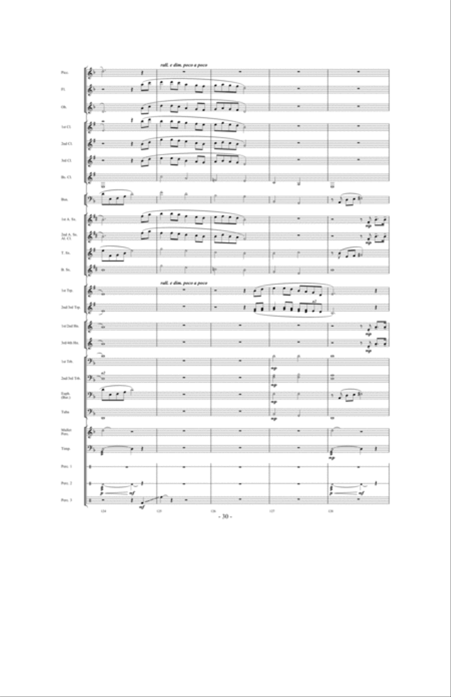 When The Tears Fell Concert Band scores gallery preview page 29