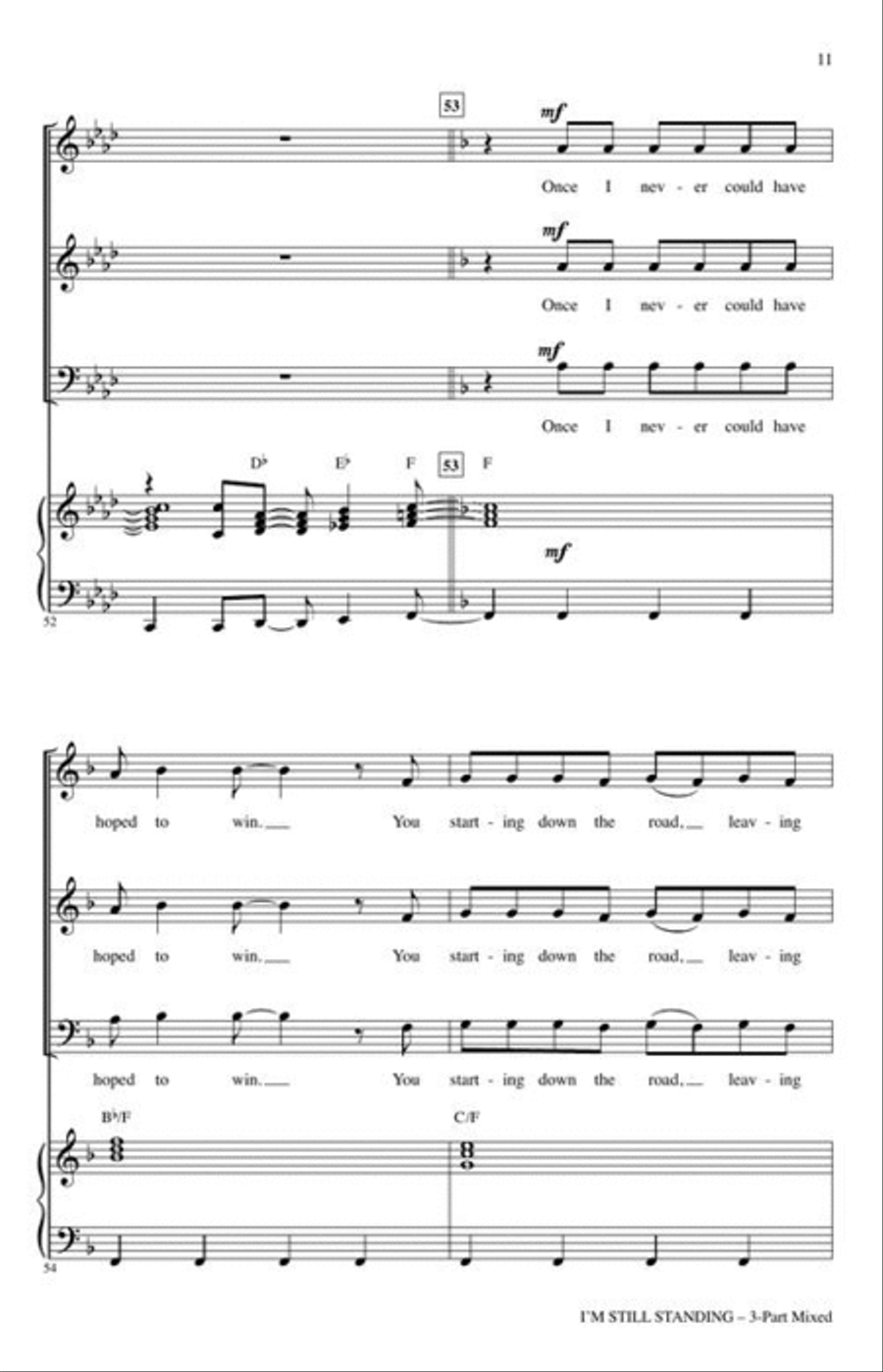 I'm Still Standing 3-Part scores gallery preview page 5