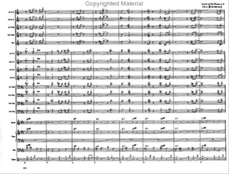 Count on the Blues Count on the Blues Jazz Ensemble scores gallery preview page 10